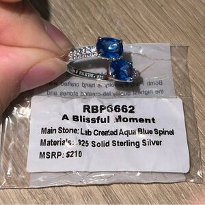 Bomb Party size 11 ring blissful moment .925 solid sterling silver